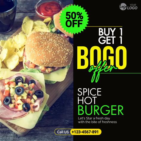 bogo poster template|Customizable Design Templates for bogo .